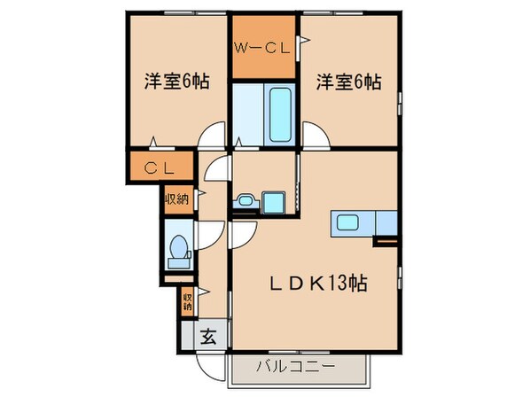 シャロンⅡの物件間取画像